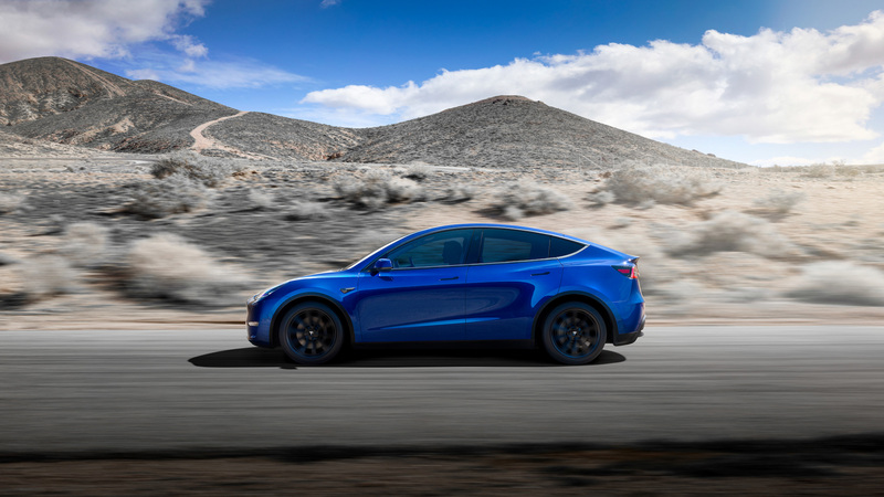 特斯拉ModelY 同型車。示意圖。（圖:中央社檔案照片）