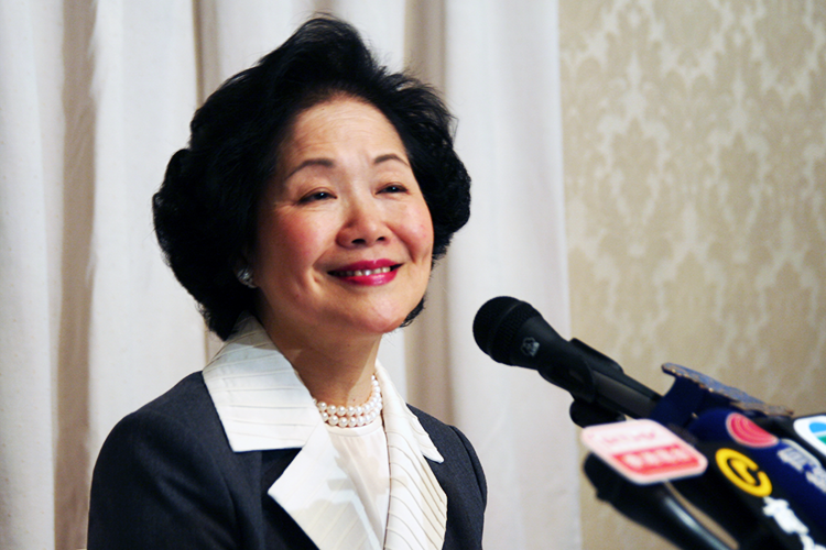 香港前政務司司長陳方安生。(圖：取自維基百科)