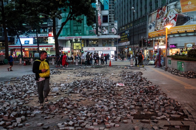 由於香港支持民主的示威活動，影響印度珠寶業約三分之一的鑽石透過香港銷售到中國城市的計畫。(圖：中央社)