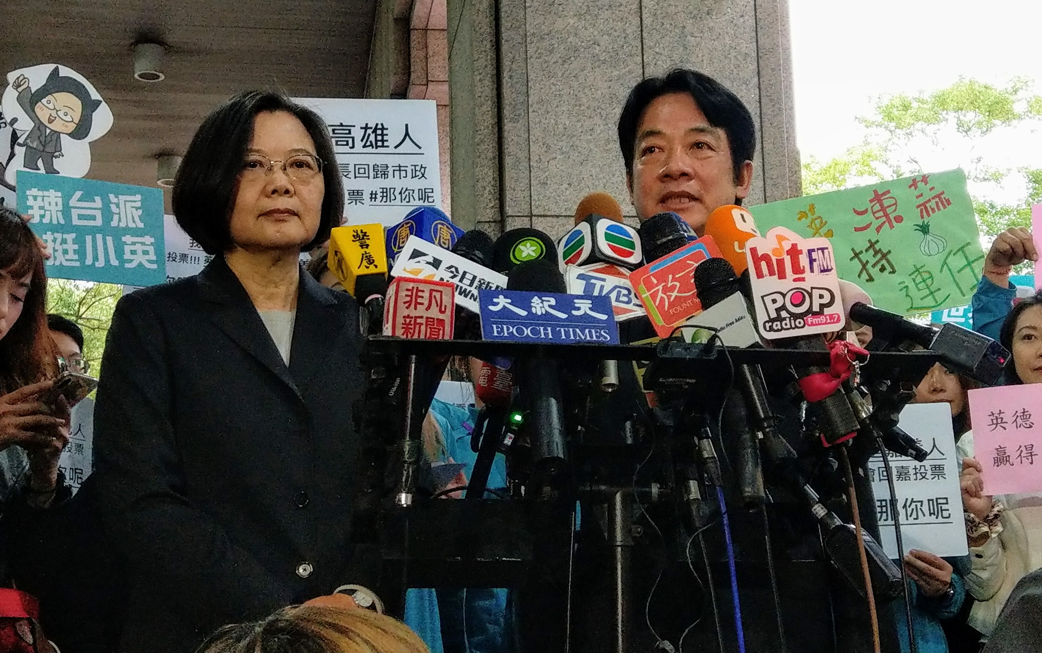 蔡英文總統19日強調，中國介入台灣選舉是每天正在發生的事，這是在破壞台灣民主，中國身為大國，應維持區域和平穩定。(劉品希 攝)