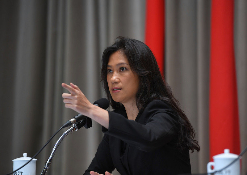 行政院發言人Kolas Yotaka（谷辣斯‧尤達卡）。(圖:中央社檔案照片)