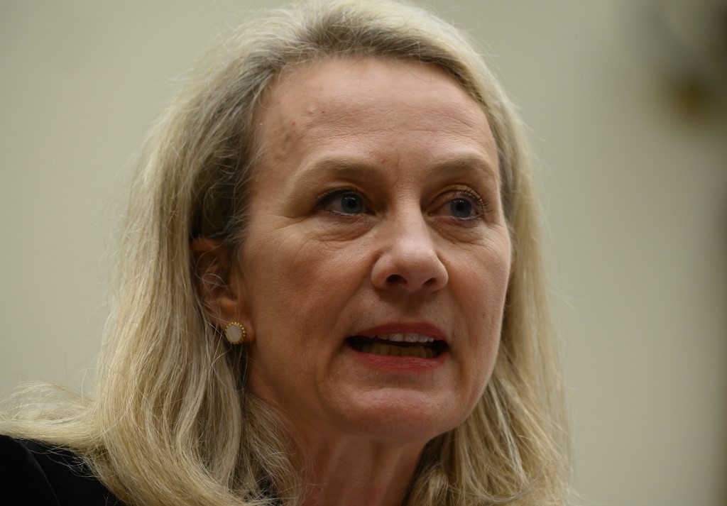 美國國務院主管南亞事務的代理助理國務卿威爾斯(Alice Wells) (AFP)