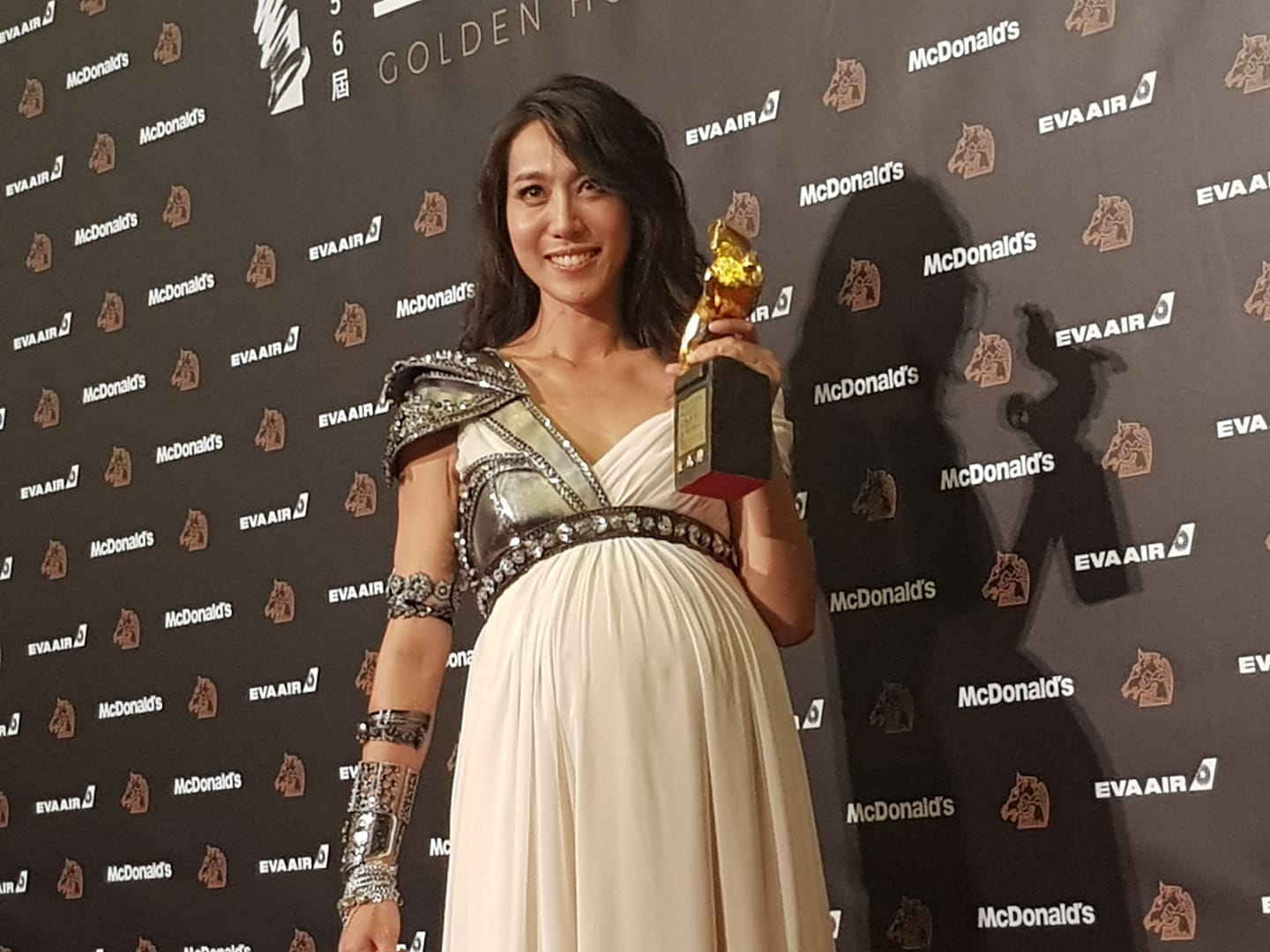 最佳女配角張詩盈。(江昭倫 攝)