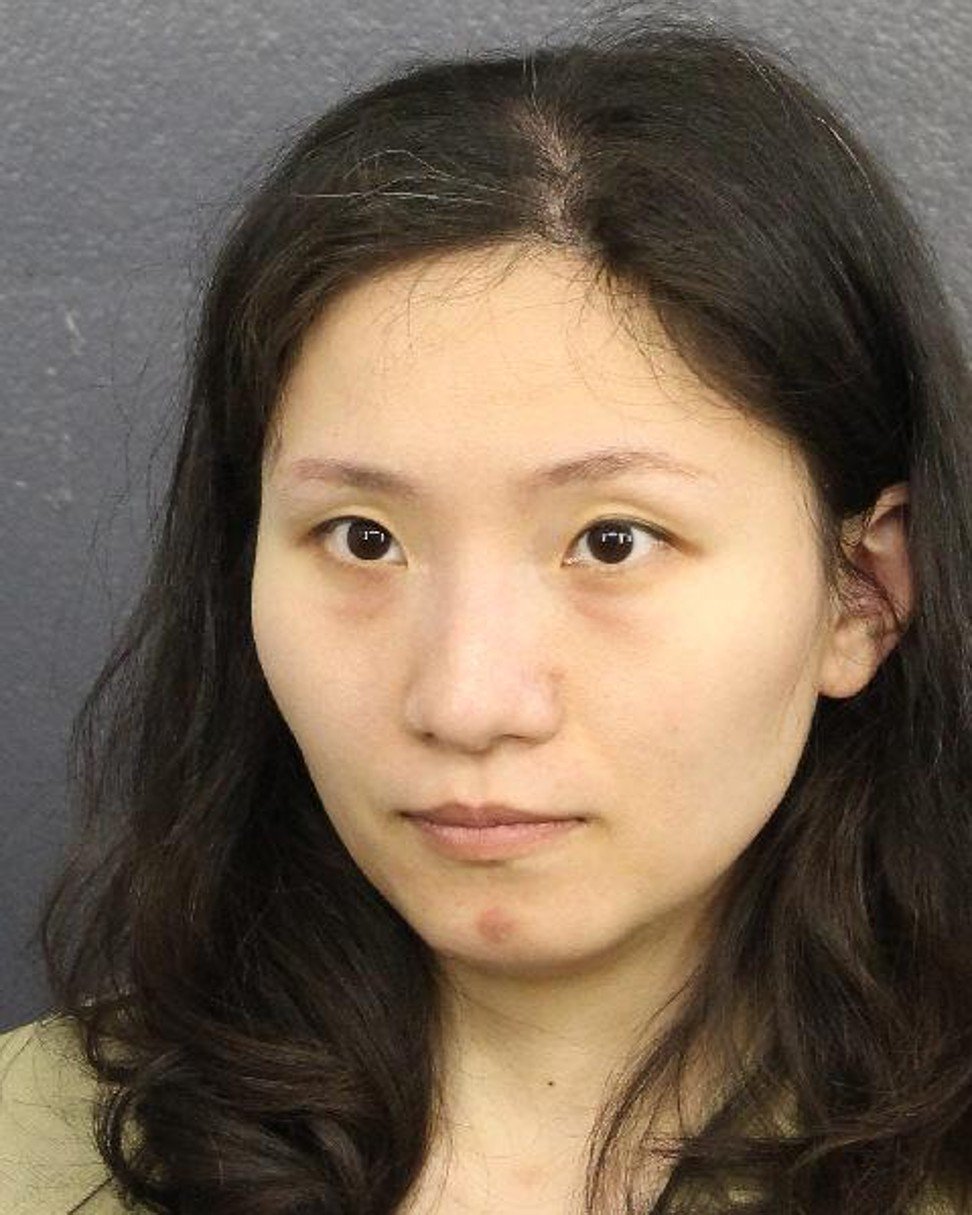 中國女子張玉婧。 (圖:佛州布勞沃德郡警長室)