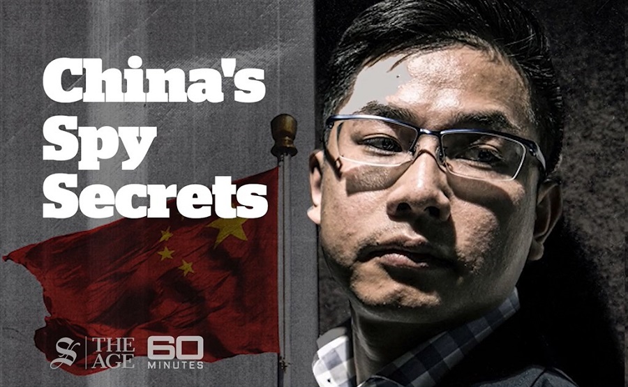 自稱是「共諜」的王立強，驚爆中共滲透台、港、澳洲的情況，轟動全球。圖：取自世紀報網頁theage.com.au