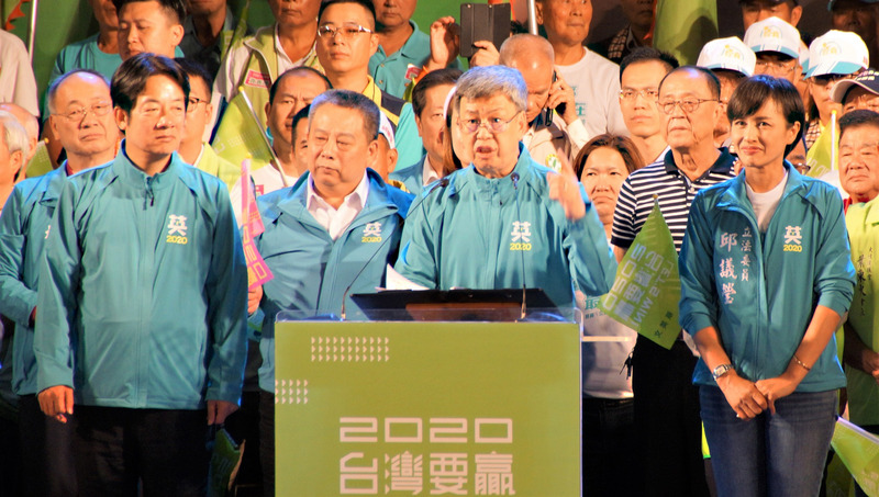 2020逼近，民進黨卯足全力大催票，22日規劃由副總統候選人賴清德與副總統陳建仁「雙北大車掃」打頭陣。(圖：中央社)