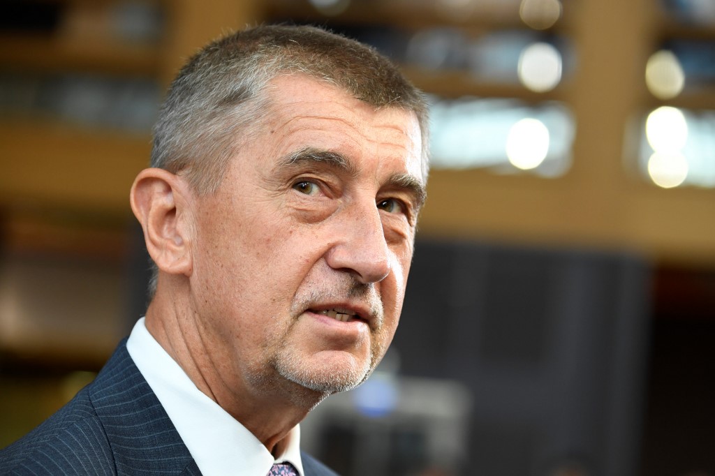 捷克總理巴比斯(Andrej Babis)。 (資料照片／AFP)