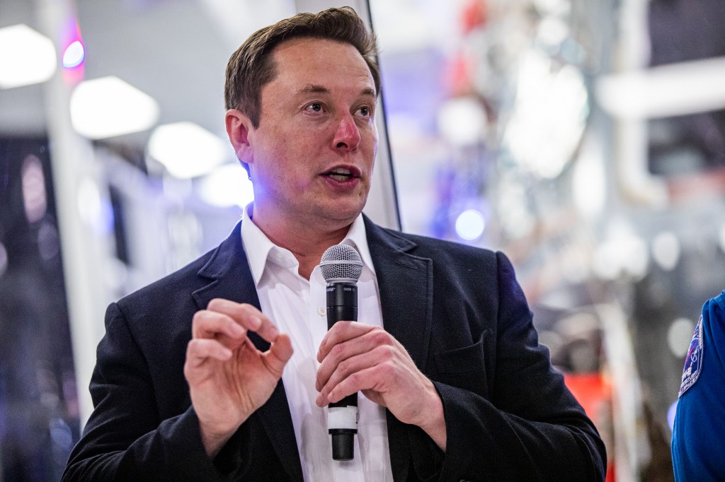 特斯拉(Tesla)執行長馬斯克(Elon Musk)。 (AFP)