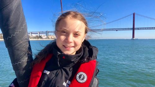 瑞典環保小鬥士桑柏格(Greta Thunberg)。圖:Twitter