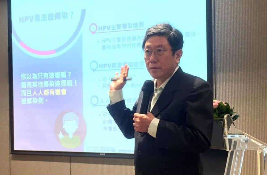 台灣兒童感染症醫學會理事長李秉穎。(蕭照平攝)
