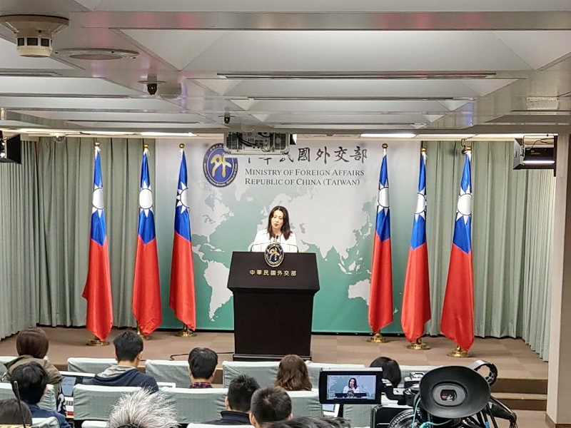 外交部10日表示，國民黨立委等人日前到外交部抗議時，嚴重傷害同仁的尊嚴並造成其身心傷害，外交部已向警政機關提出告發 (央廣記者王照坤 攝)
