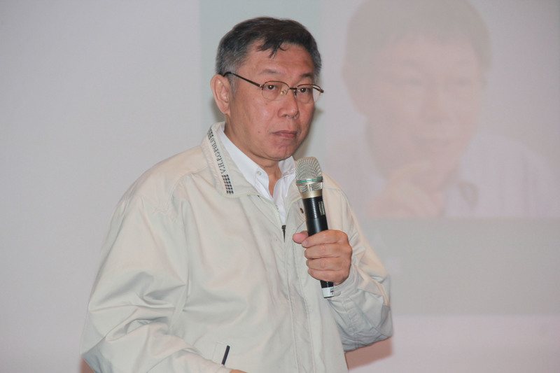 台灣民眾黨主席、台北市長柯文哲。(圖:中央社檔案照片)