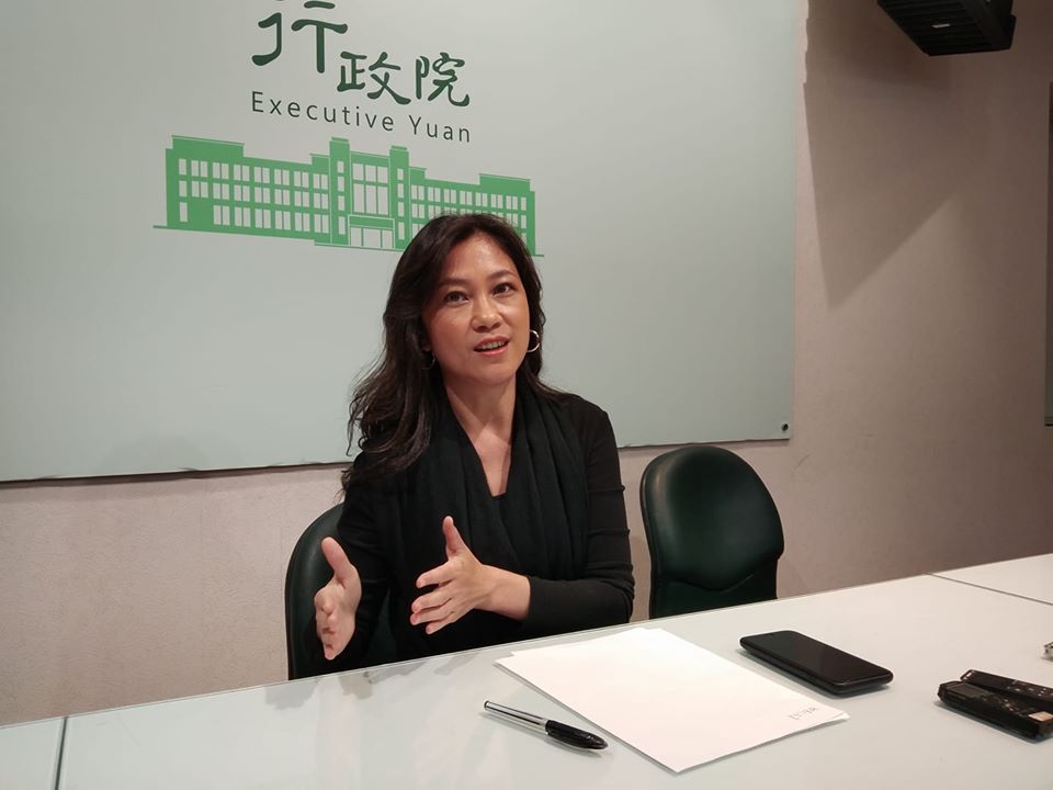 行政院發言人Kolas Yotaka (谷辣斯．尤達卡)。(王韋婷攝)