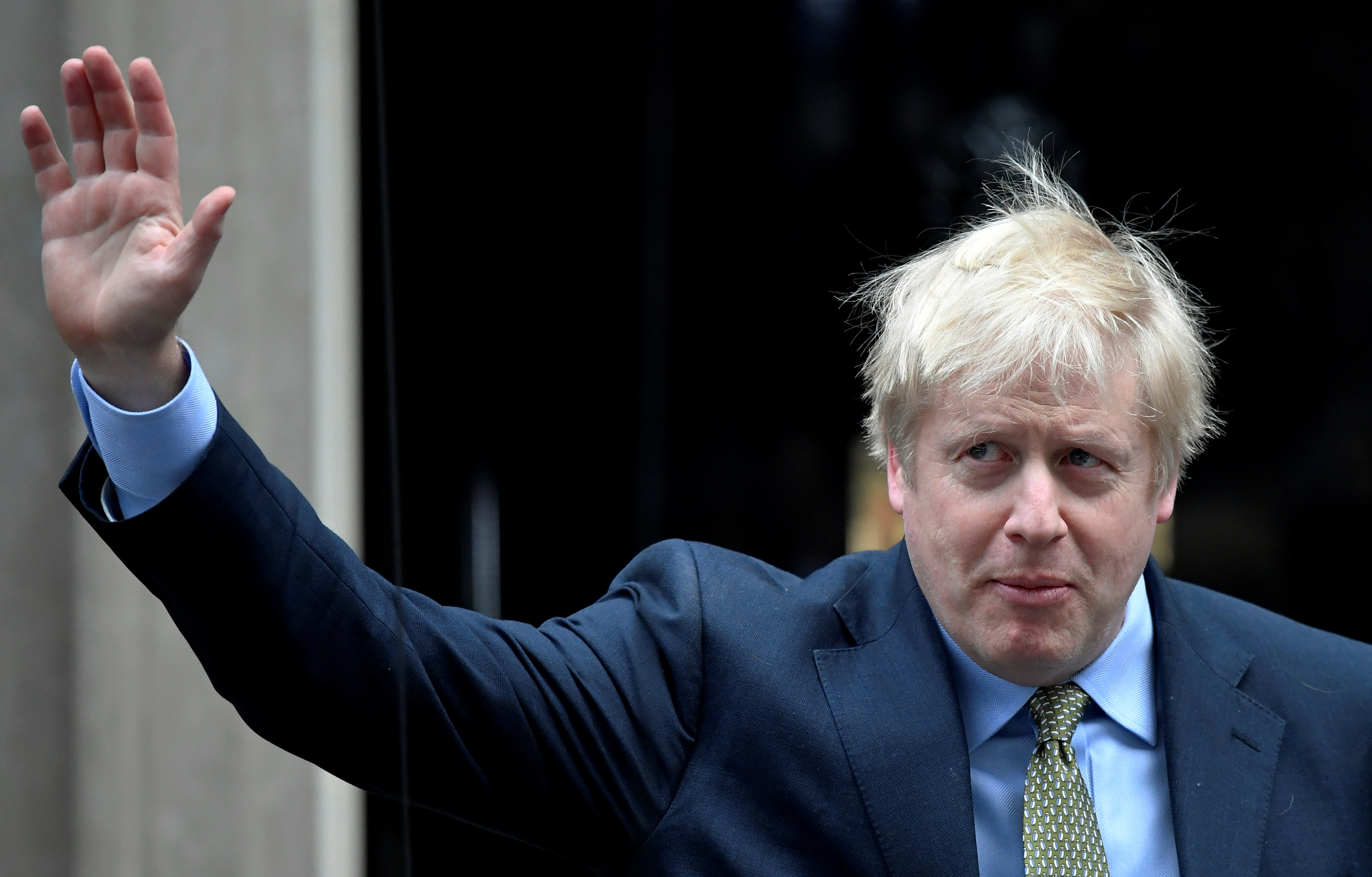 英國首相強生已經確診武漢肺炎。(路透社/達志影像)