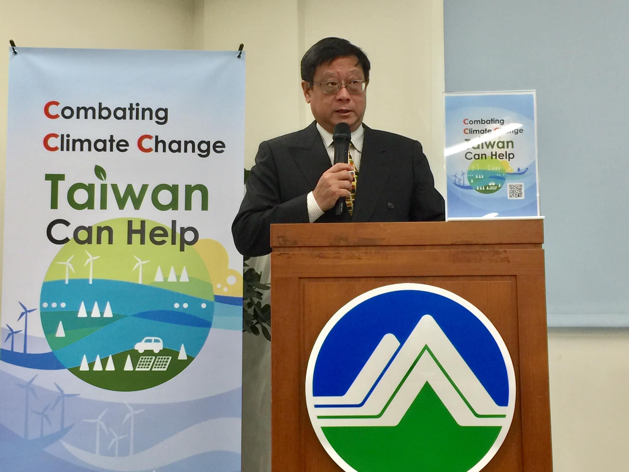 行政院環境保護署署長張子敬。(蕭照平 攝)