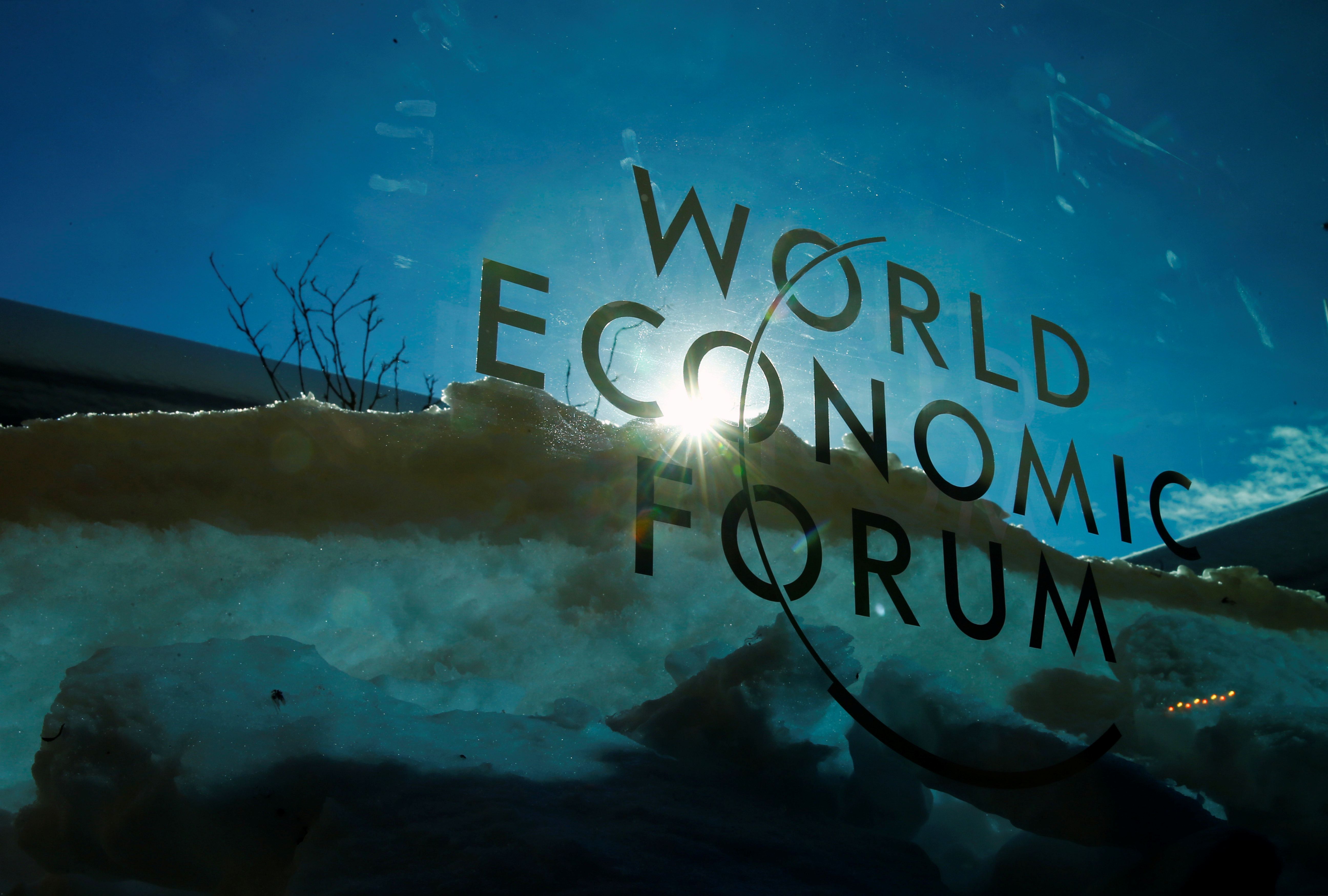 世界經濟論壇 (World Economic Forum, WEF)。(路透社/達志影像)