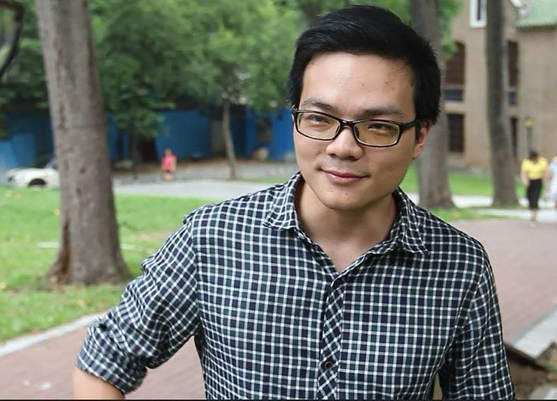 長期關注中國勞工權益的勞工行動研究者陳偉祥等人，17日下午在廣州住處被警察帶走失聯，消息指他們被以「尋釁滋事」為由行政拘留15日。（心環衛關注組提供）