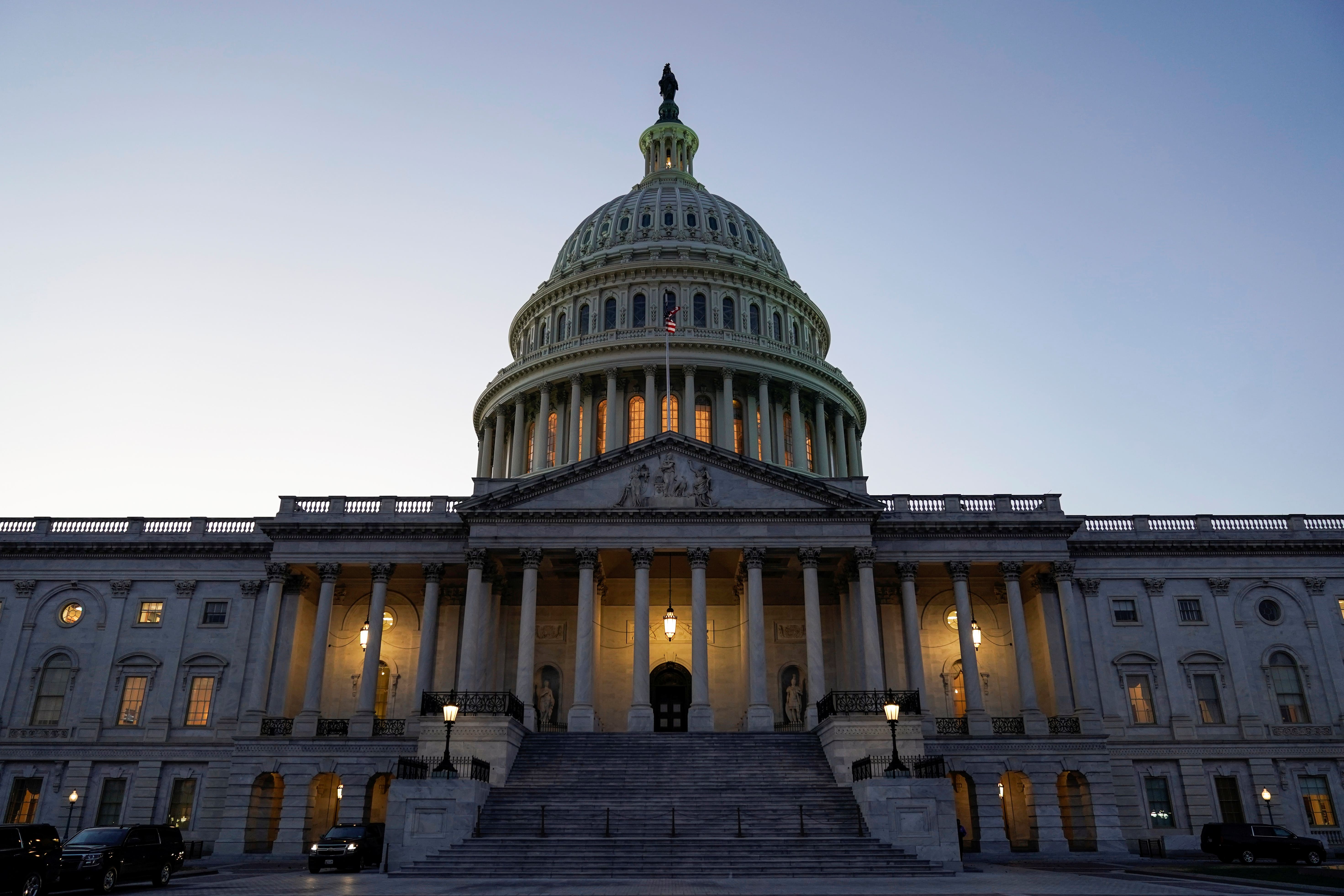美國國會大廈（United States Capitol）北翼是美國參議院、南翼是美國眾議院。(路透社/達志影像)