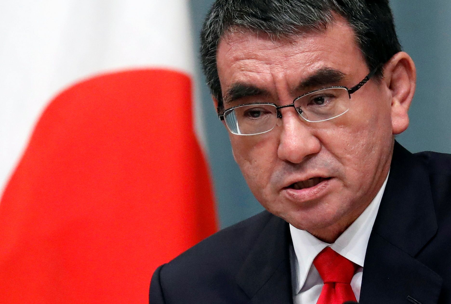 日本行政改革大臣兼疫苗協調大臣河野太郎(Taro Kono) (路透社/達志影像)
