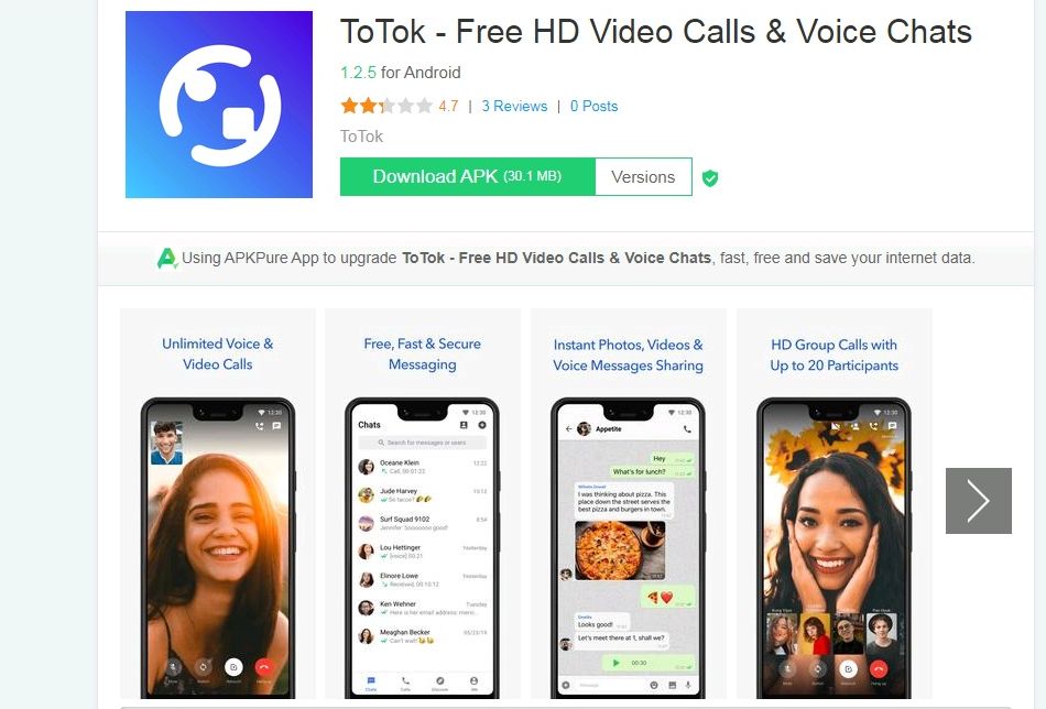 阿拉伯聯合大公國開發的通訊應用程式ToTok。 (網路圖片)