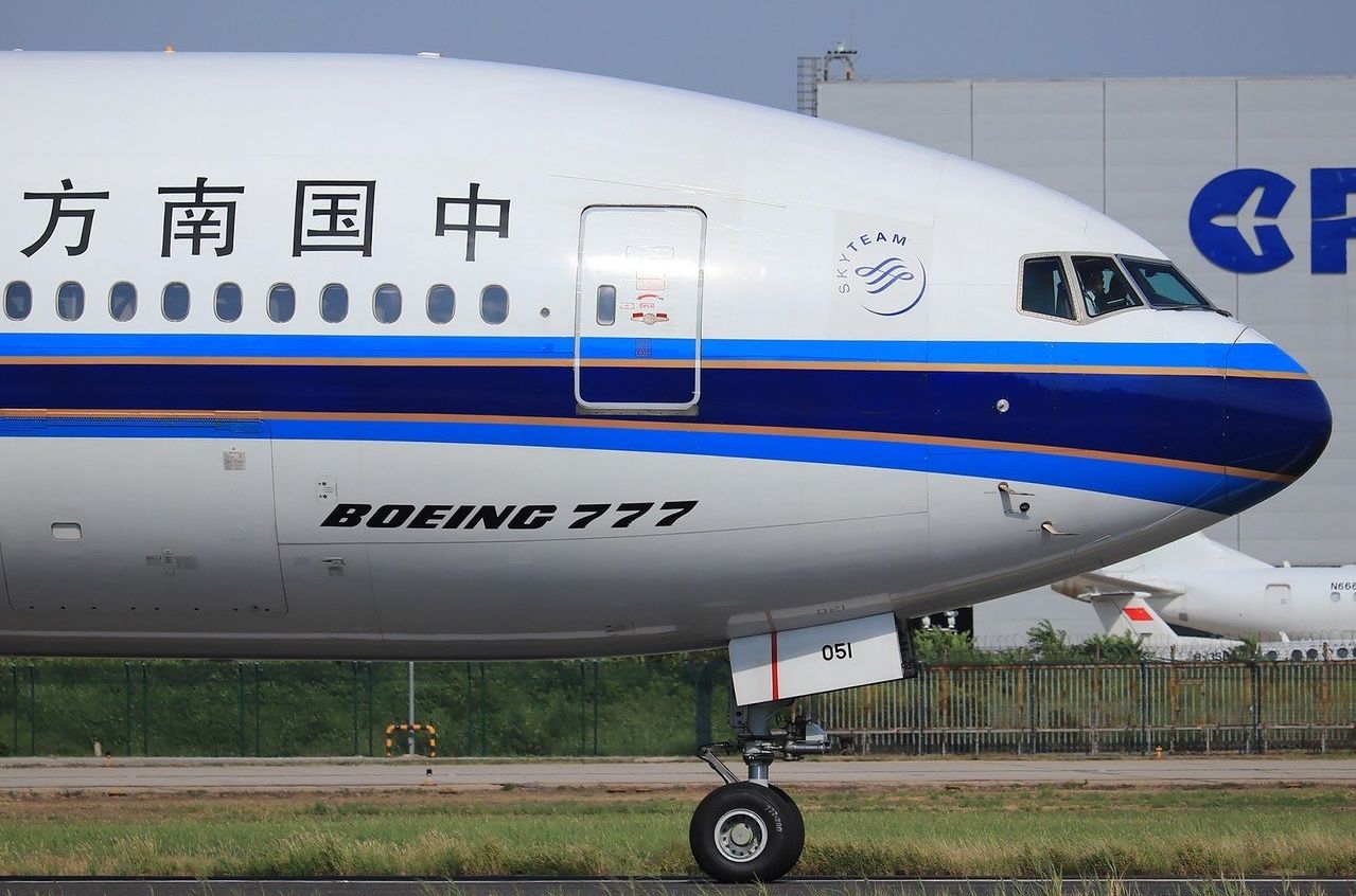 中國南方航空公司客機 (網路照片)