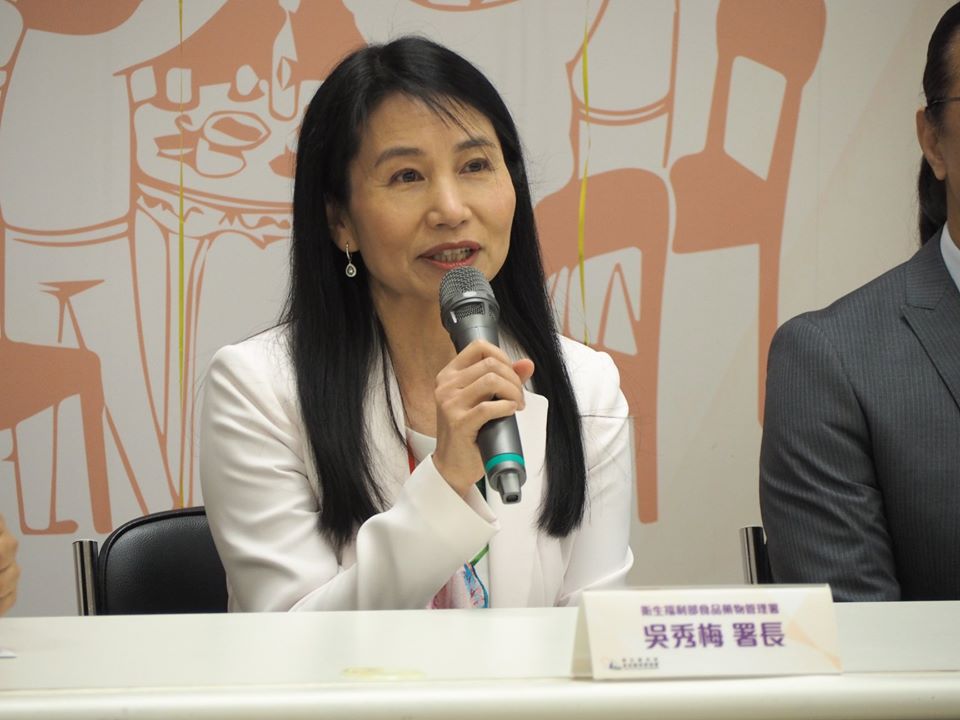 食藥署署長吳秀梅表示，國內3支候選疫苗第一期臨床試驗結果預計12月中下旬出爐。(資料照片/蕭照平攝)