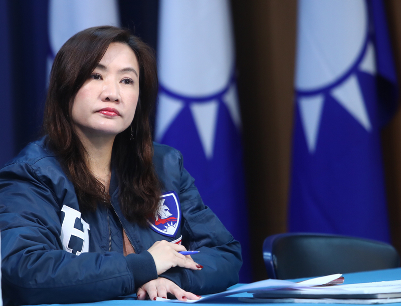 國民黨總統候選人韓國瑜競選辦公室總發言人王淺秋。(圖:中央社檔案照片)