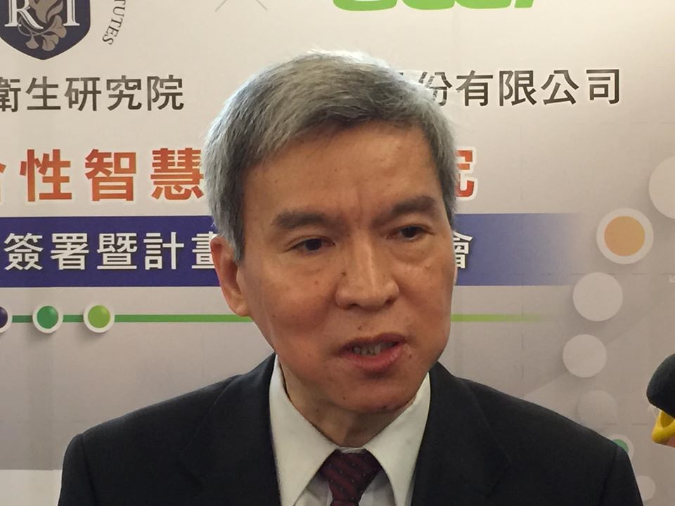國衛院副院長司徒惠康。 (蕭照平攝)