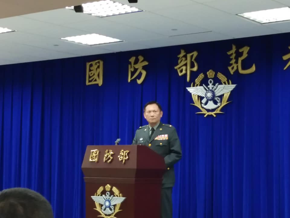 國防部發言人史順文。(王韋婷攝)