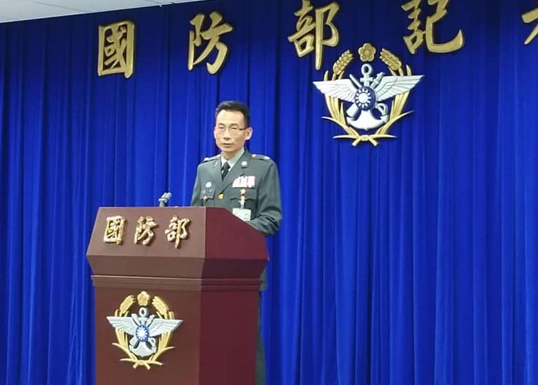 國防部作計室聯戰處處長林文皇31日表示，2020大選，因戰備留守無法投票的國軍人數在5千人以下。(王韋婷攝)