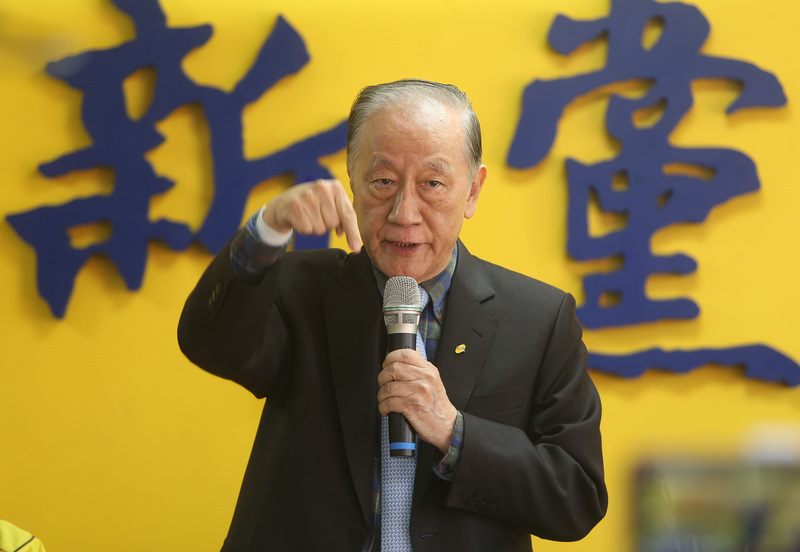 新黨前主席郁慕明被控邀黨員赴中投資後坑殺。(圖:中央社檔案照片)