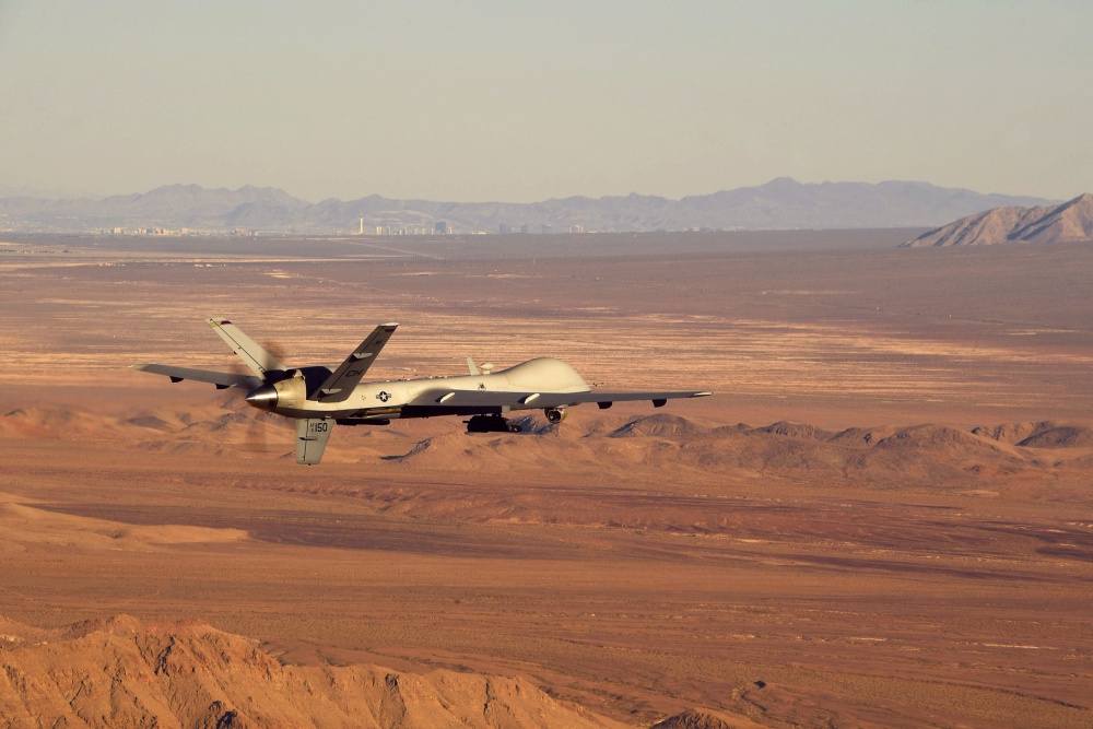 美MQ-9死神無人機。(圖:美國空軍)