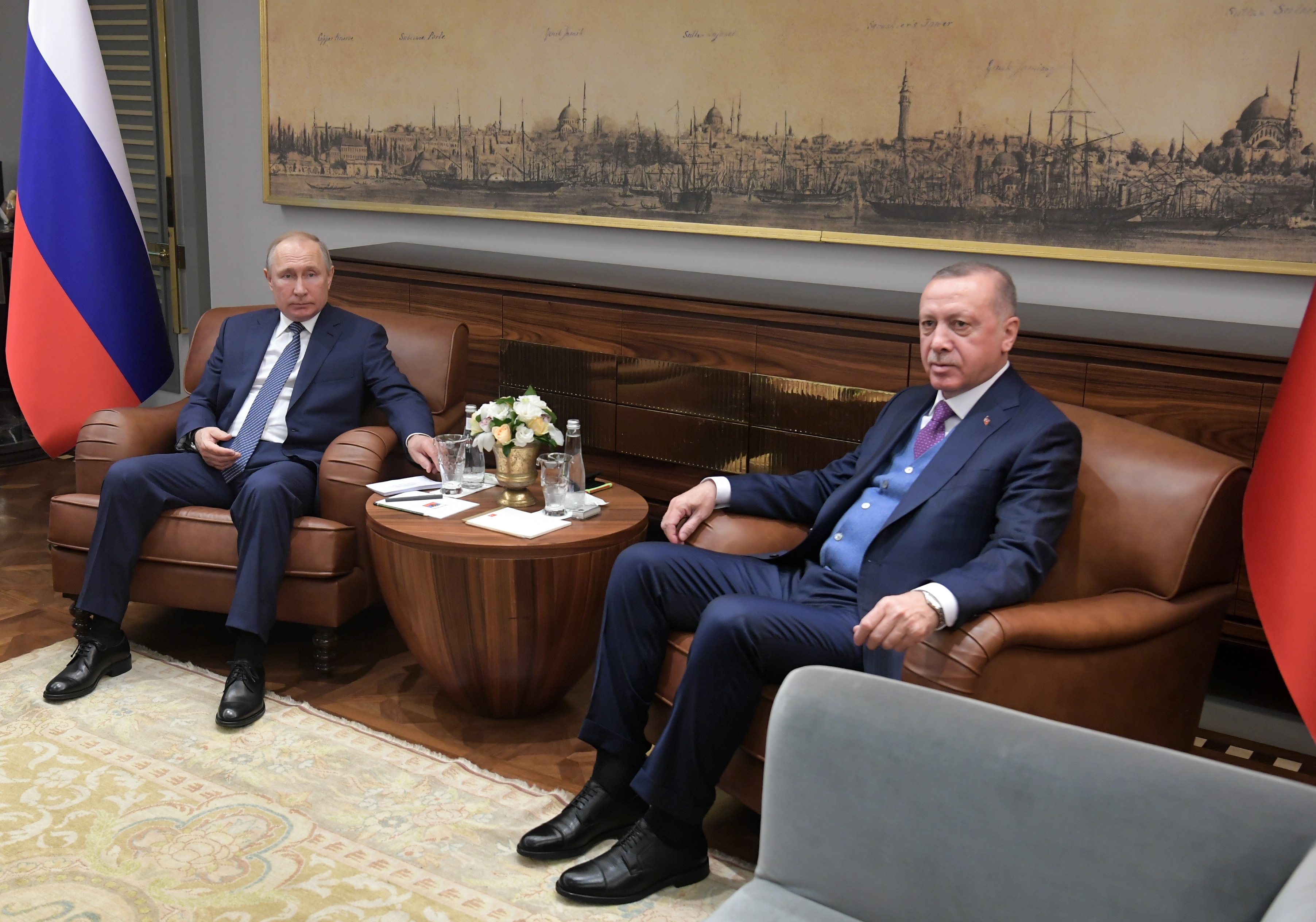 土耳其總統艾爾段(Recep Tayyip Erdogan)的辦公室2日表示，艾爾段將在5日前往俄羅斯訪問，並與俄羅斯總統蒲亭(Vladimir Putin)舉行高峰會。(資料照/俄羅斯總統推特)