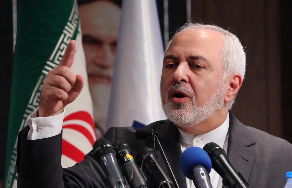 伊朗外長查瑞夫(Mohammad Javad Zarif)。 (AFP)