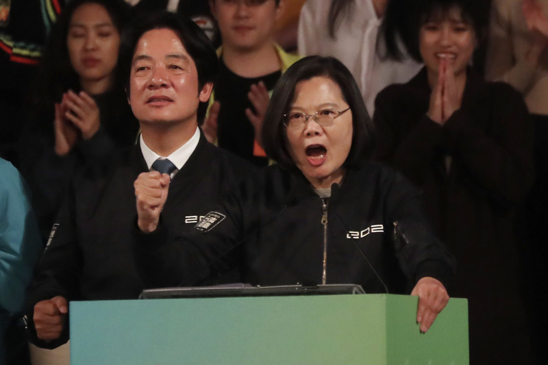 總統蔡英文11日在大選中成功連任，票數創歷史新高。(圖:中央社檔案照片)