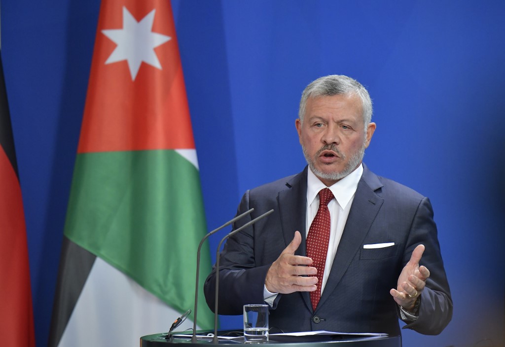約旦國王阿布杜拉二世(King Abdullah II)  (資料照片/ AFP)
