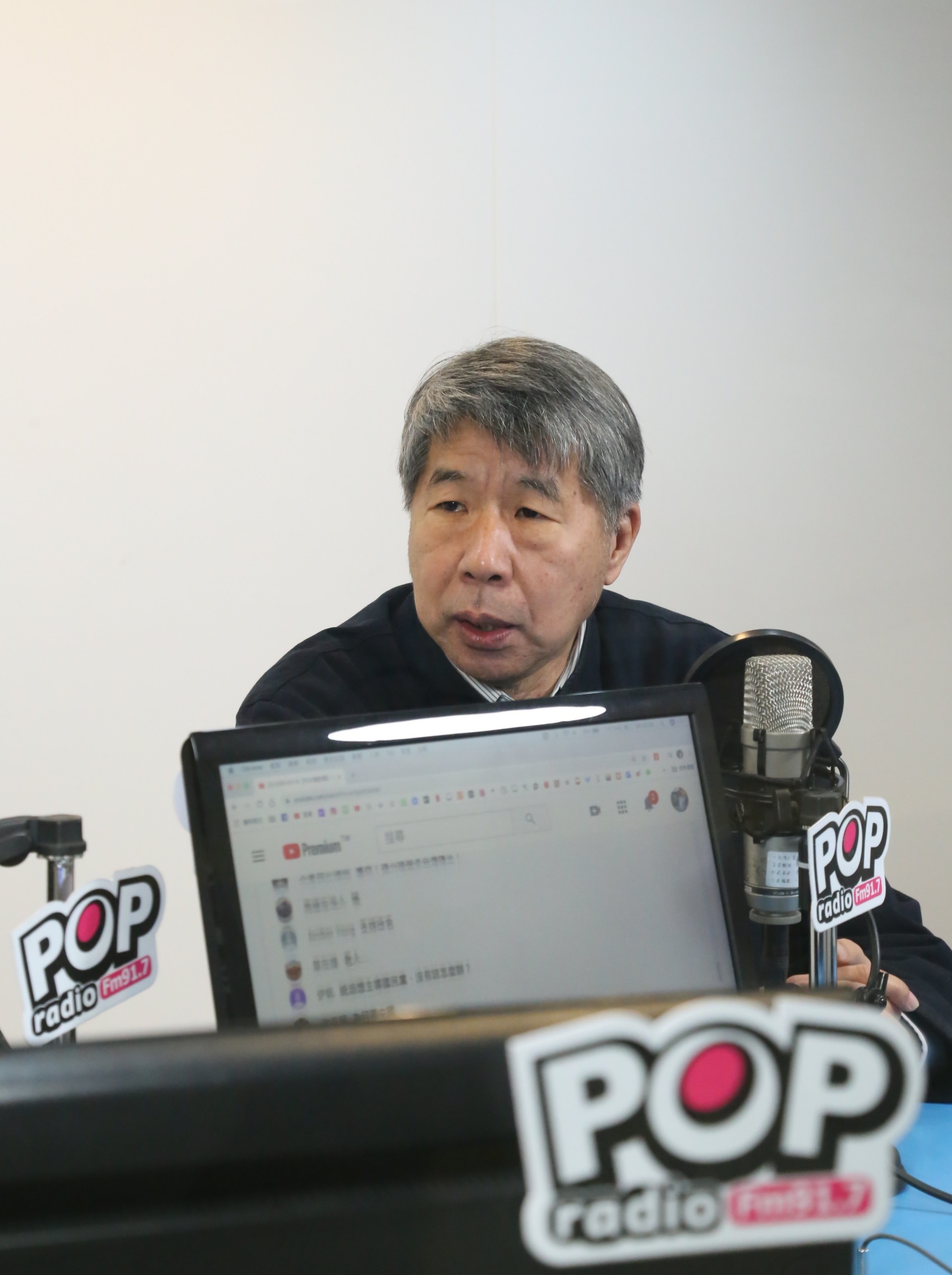 面對國民黨黨主席補選，台大政治系教授張亞中率先表態參選。(POP Radio提供)