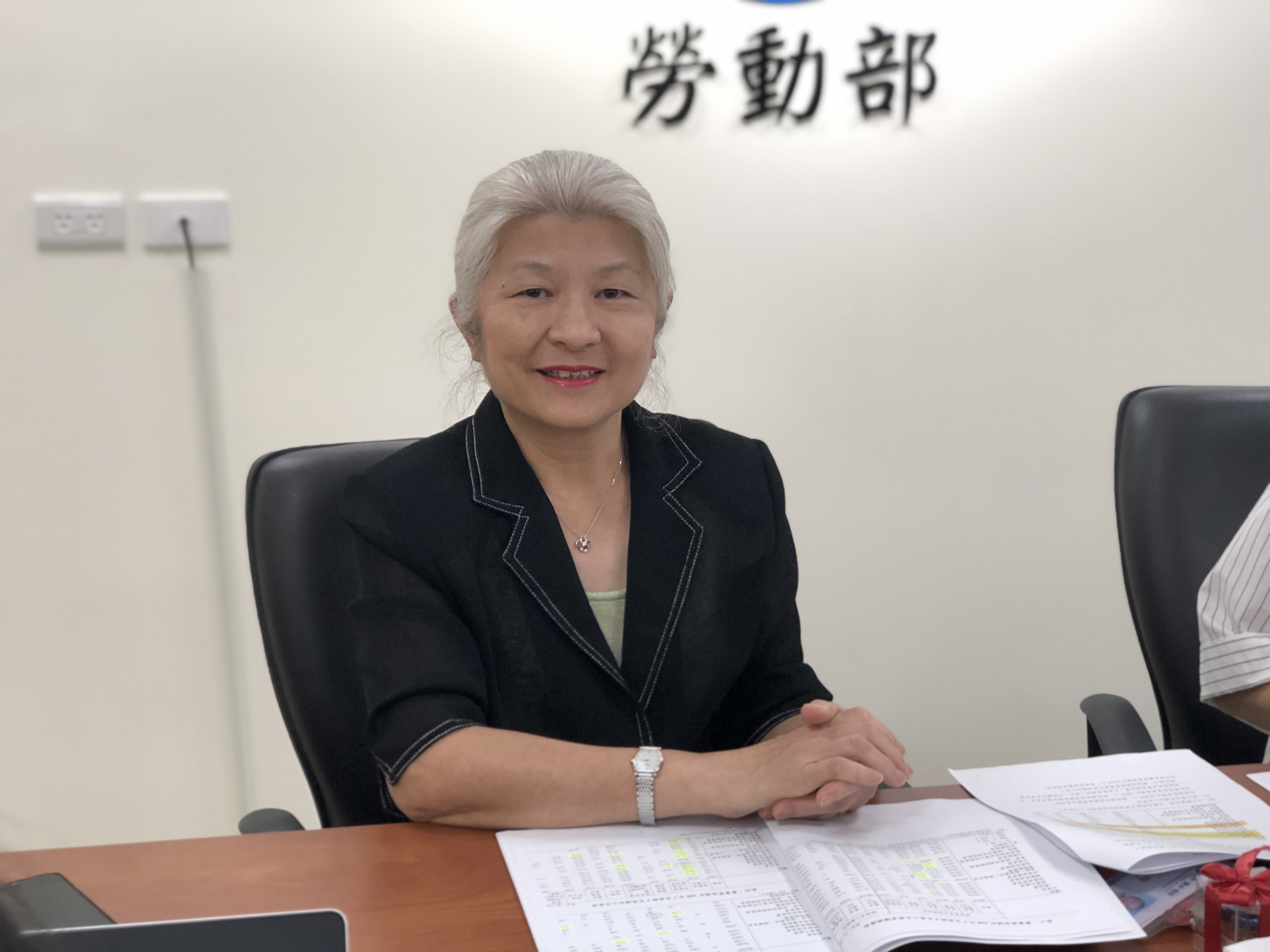 勞動部統計處處長羅怡玲。(資料照片/楊文君 攝)