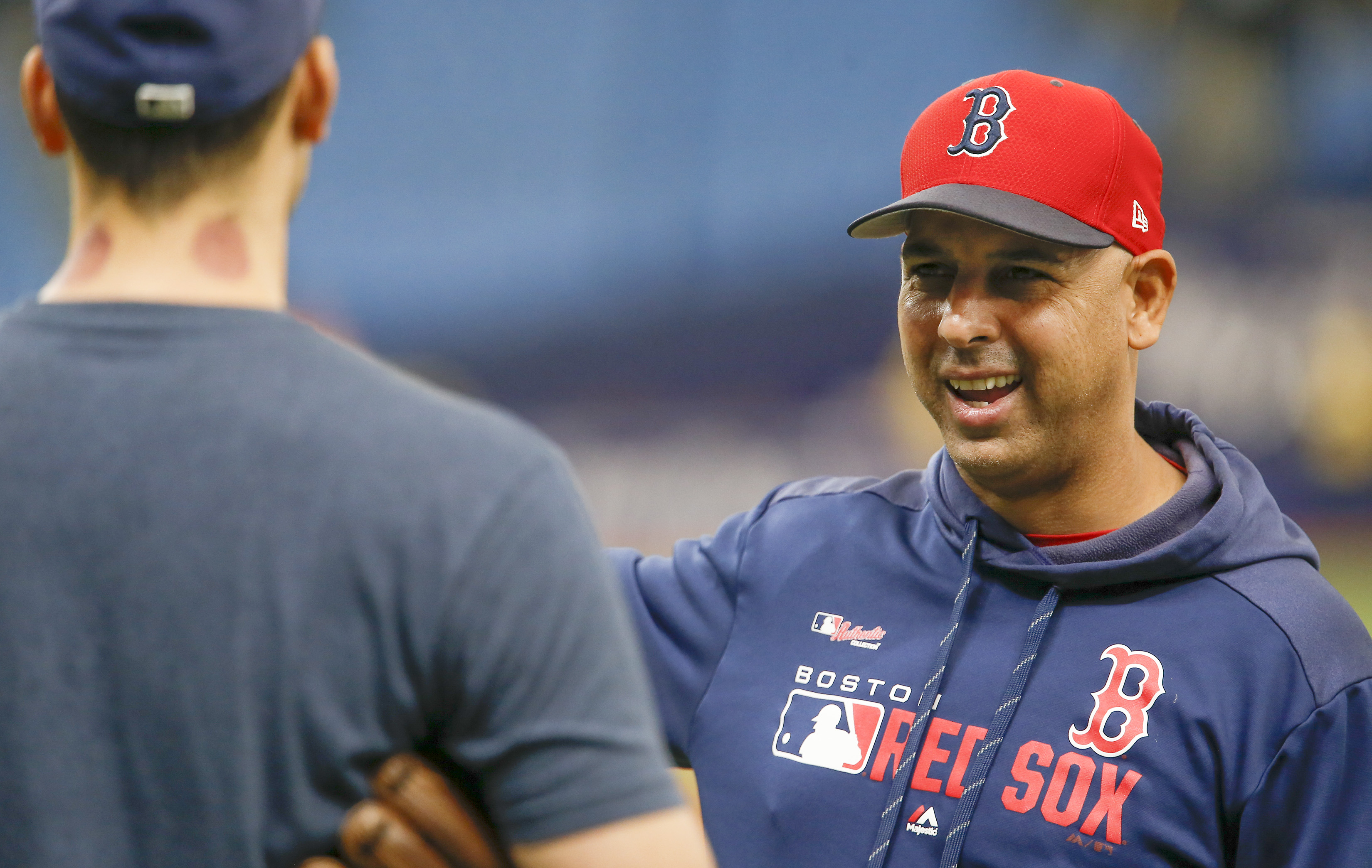 美職棒MLB波士頓紅襪隊總教練柯拉(Alex Cora)。 (路透社/達志影像)