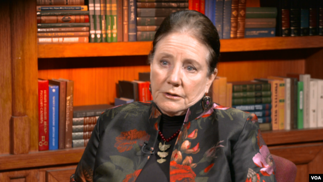 前美國駐緬甸使團團長克拉普女士(Priscilla Clapp)。(圖：VOA)