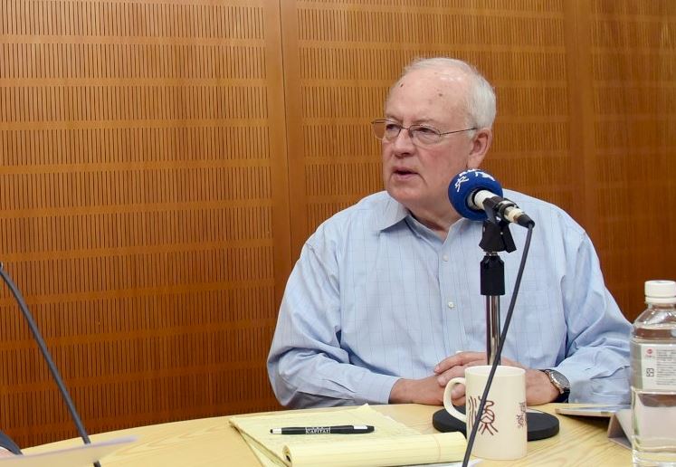 因應彈劾案，曾任1990年代前總統柯林頓彈劾案的核心人物史塔(Ken Starr)如今將辯護團隊，他曾來台接受央廣專訪(江麗華攝 )