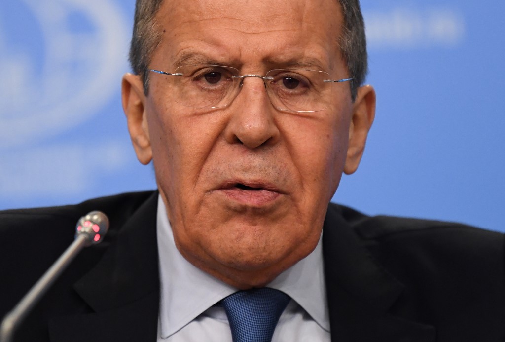 俄羅斯外交部長拉夫羅夫(Sergei Lavrov)。(AFP)