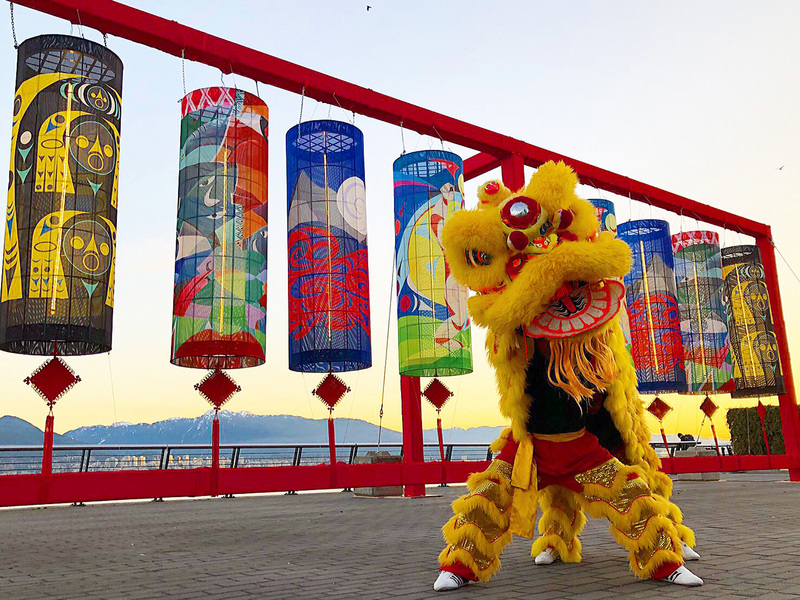 由加拿大原住民大型藝術創作，將參與2月8日至23日在台中舉行的台灣燈會，這也是台灣燈會舉辦31年來，首度有北美國家參與。（加拿大亞裔活動協會提供）(圖：中央社)