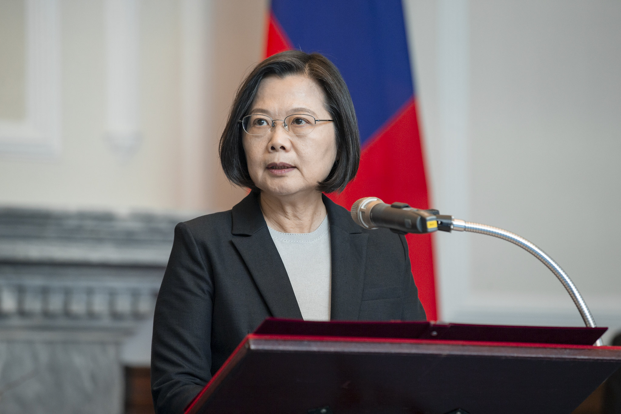 蔡英文總統27日表示，520就職演說中，將再次宣示司法改革的重要性。(總統府提供)