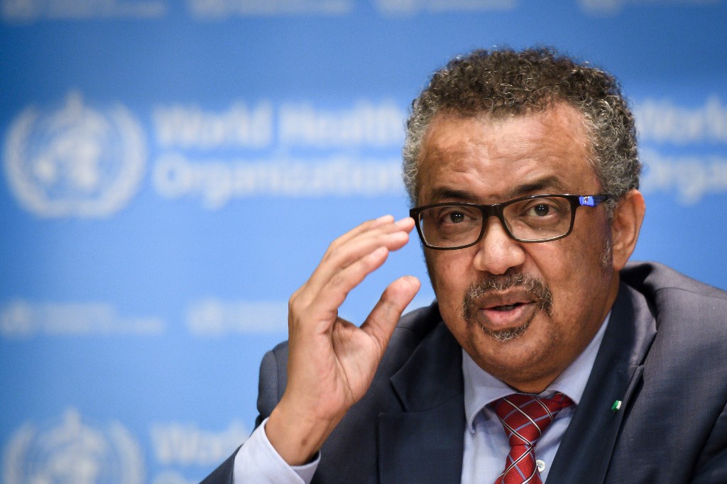 世界衛生組織(WHO)秘書長譚德塞(Tedros Adhanom Ghebreyesus)。(檔案照片/AFP)