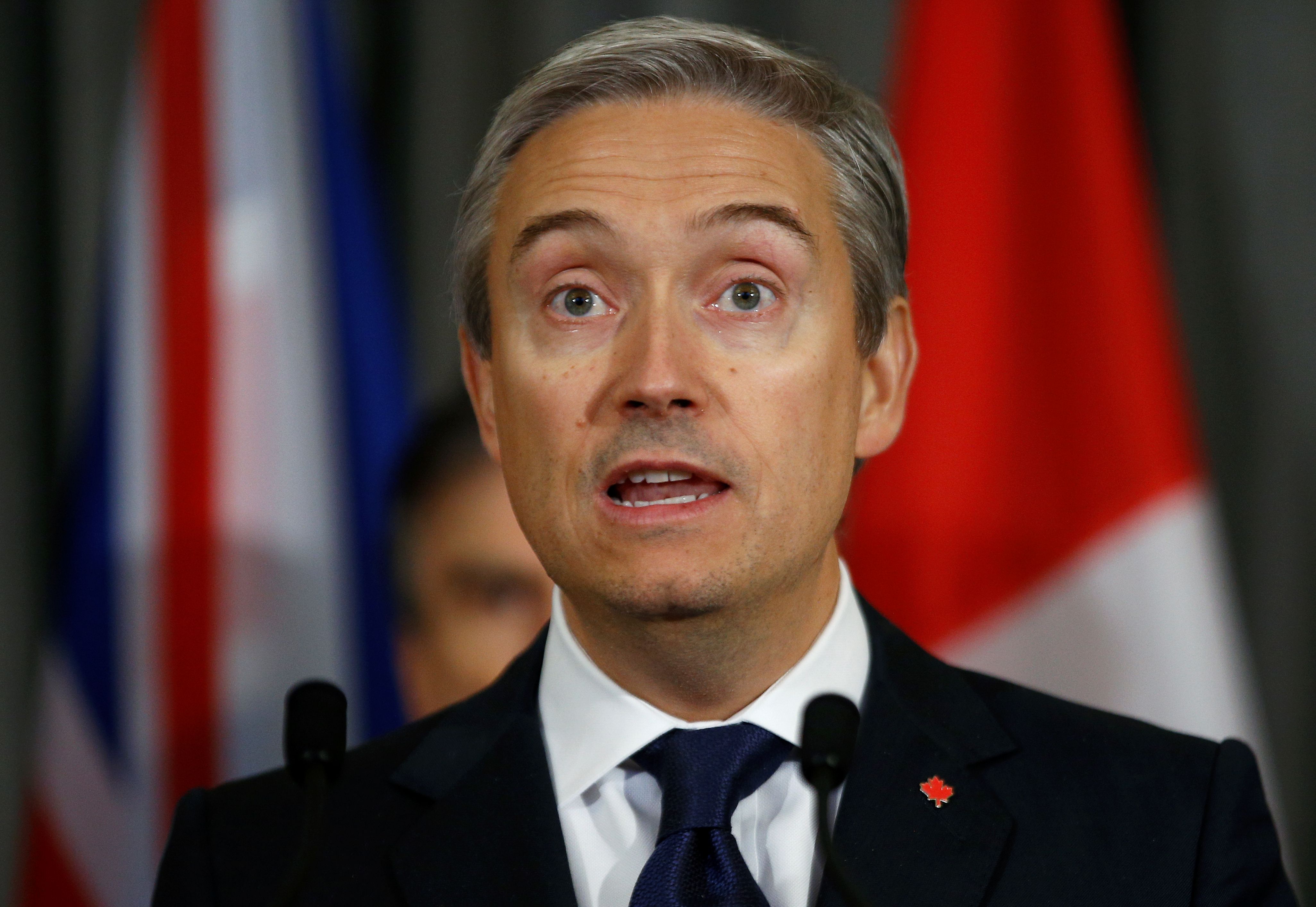 加拿大外交部長沈潘(Francois-Philippe Champagne) (路透社/達志影像)