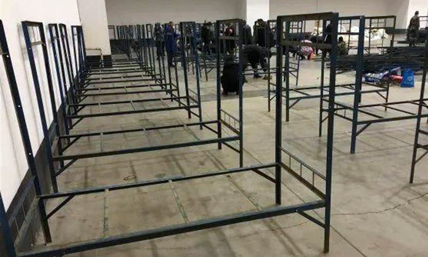 武漢市建設「方艙醫院」，用於收治新型冠狀病毒感染的肺炎輕症患者。(網路圖片)