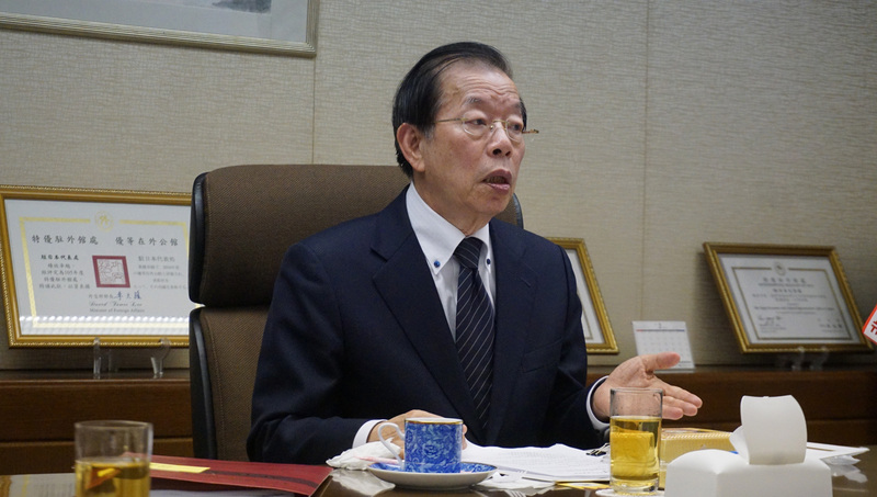 駐日代表謝長廷(資料照片/中央社)