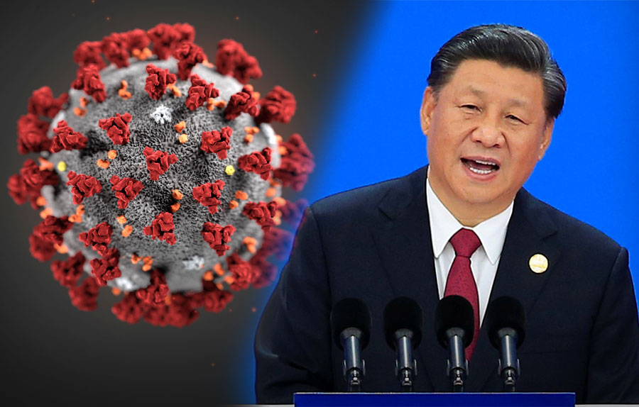 防治武漢肺炎疫情是中國國家主席習近平一大挑戰。(合成圖/路透社/達志影像)