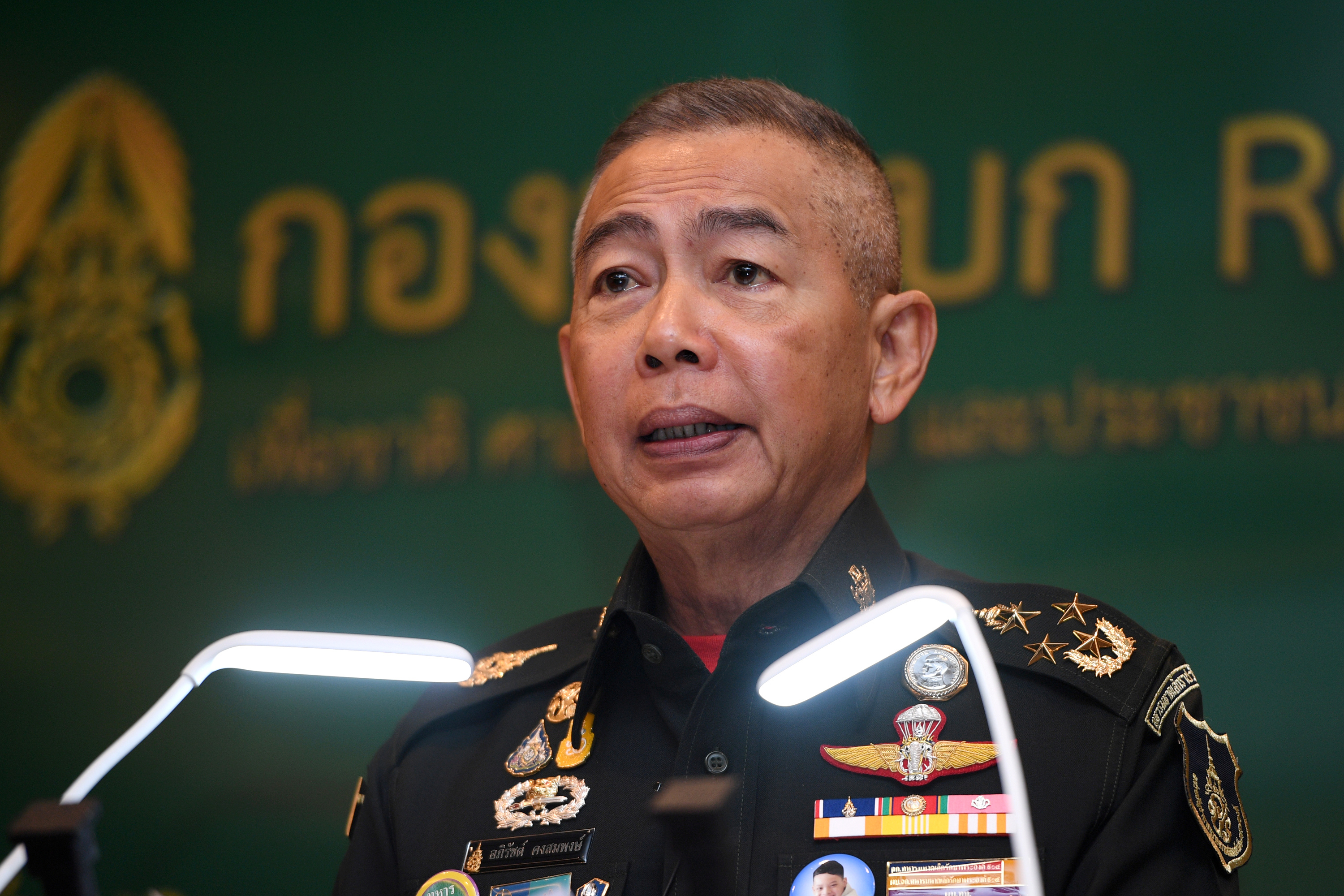 泰國陸軍司令阿皮拉(Apirat Kongsompong)。 (RT/達志影像)